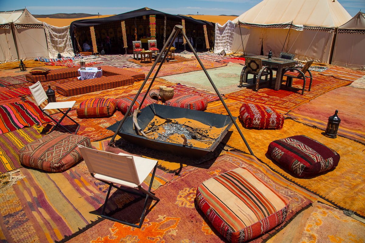 luxury desert safari camp